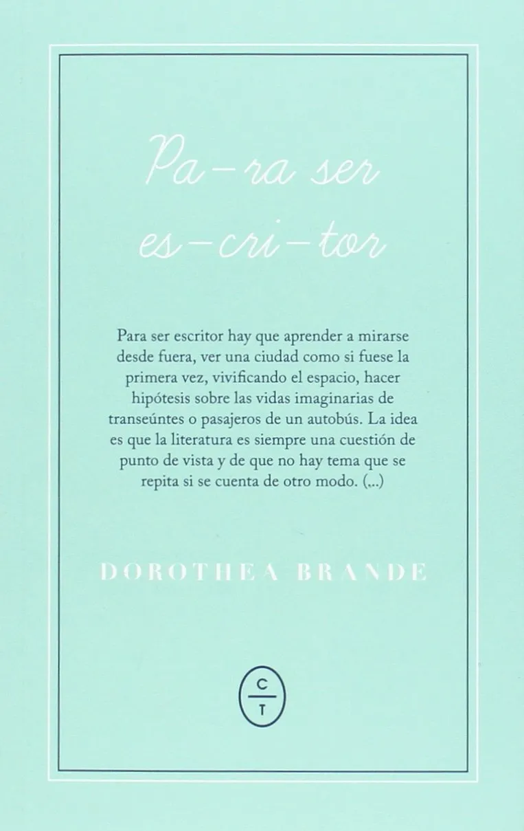 PARA SER ESCRITOR