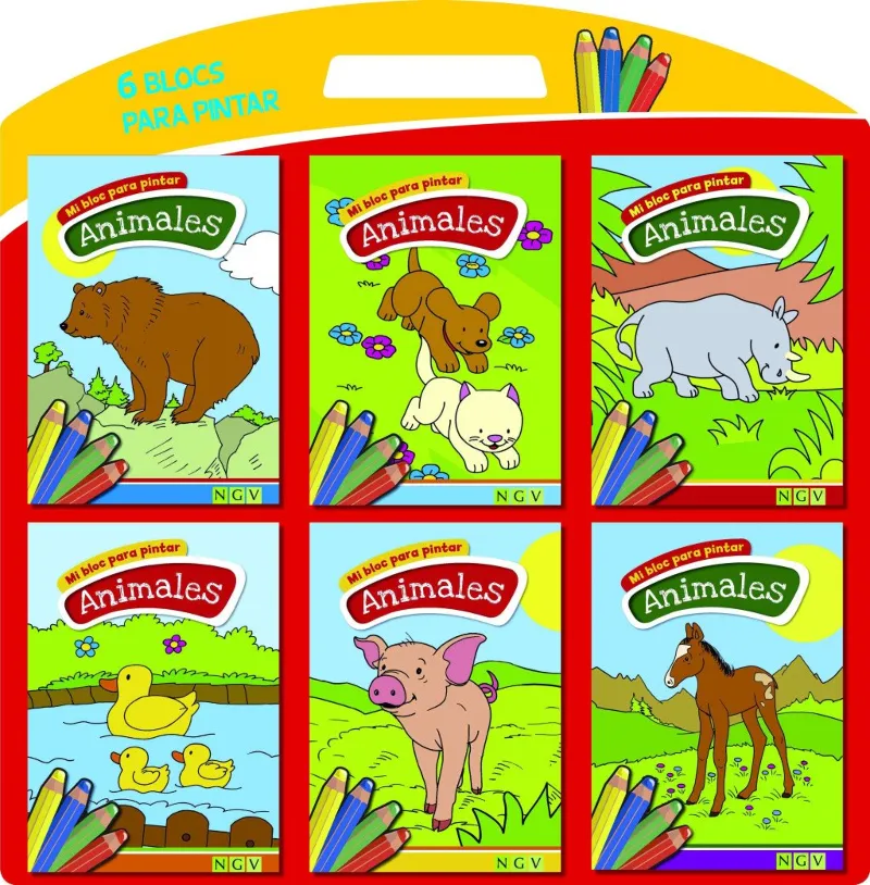MI BLOC PARA PINTAR ANIMALES