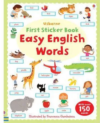EASY ENGLISH WORDS -FIRST STICKER BOOK-