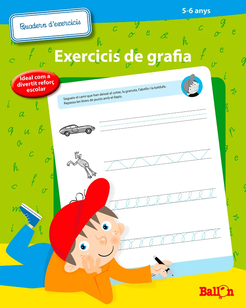 QUADERNS D'EXERCICIS DE GRAFIA 5-6 ANYS