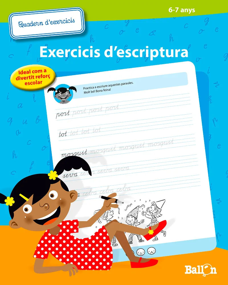 QUADERN D' EXERCICIS D' ESCRIPTURA 6-7 ANYS