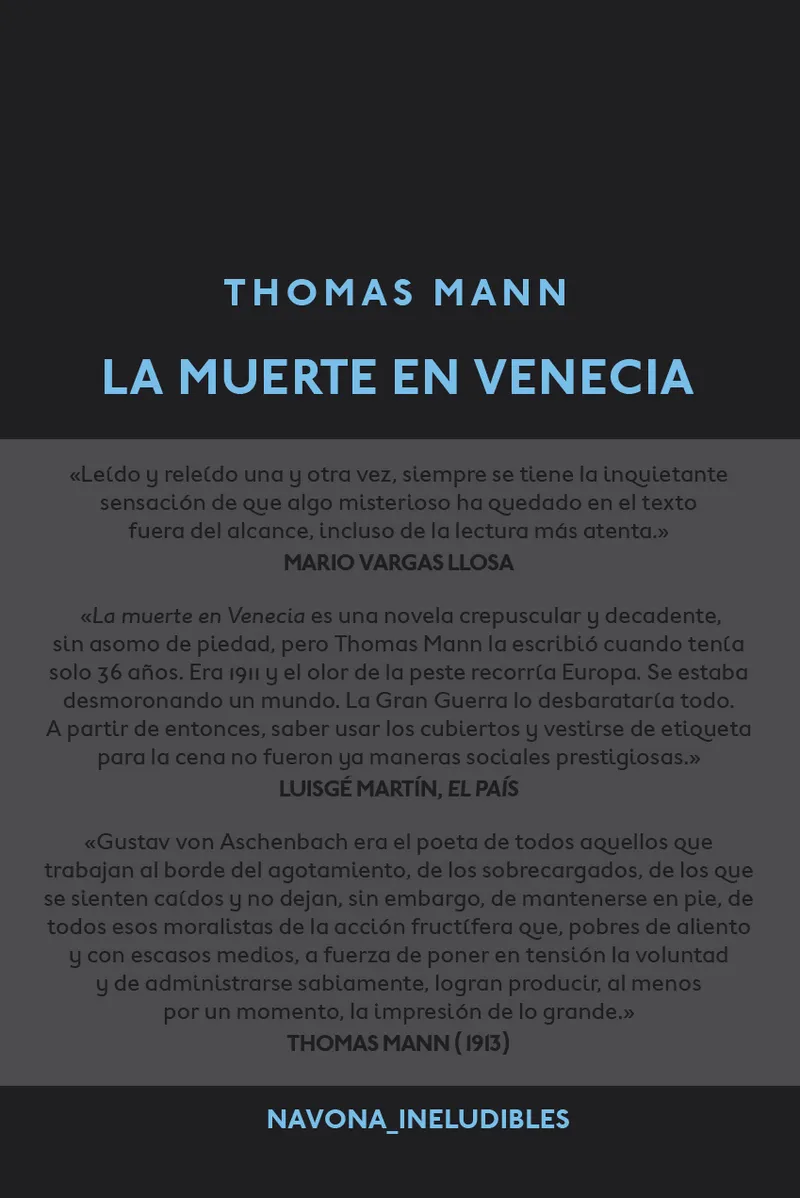 MUERTE EN VENECIA,LA