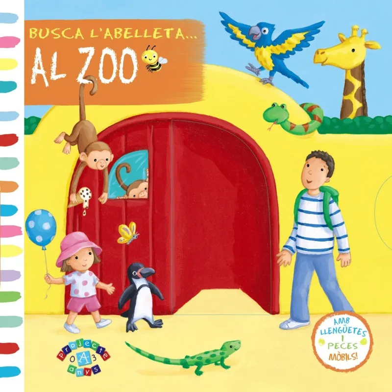 BUSCA L'ABELLETA AL ZOO -AMB LLENGUETES I PECES MOBILS-