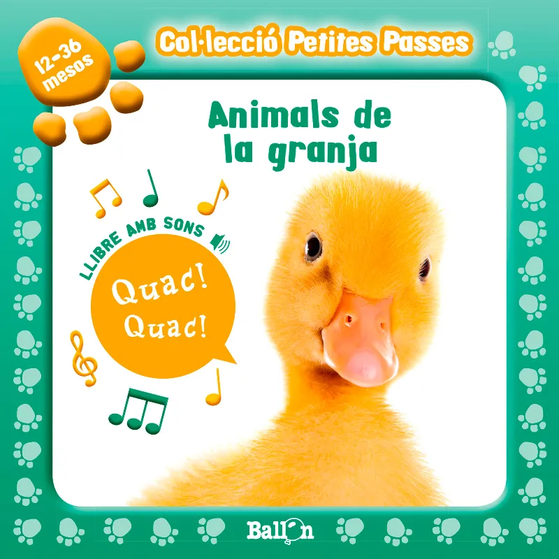ANIMALS DE GRANJA -LLIBRE AMB SONS- TAPES DURES-