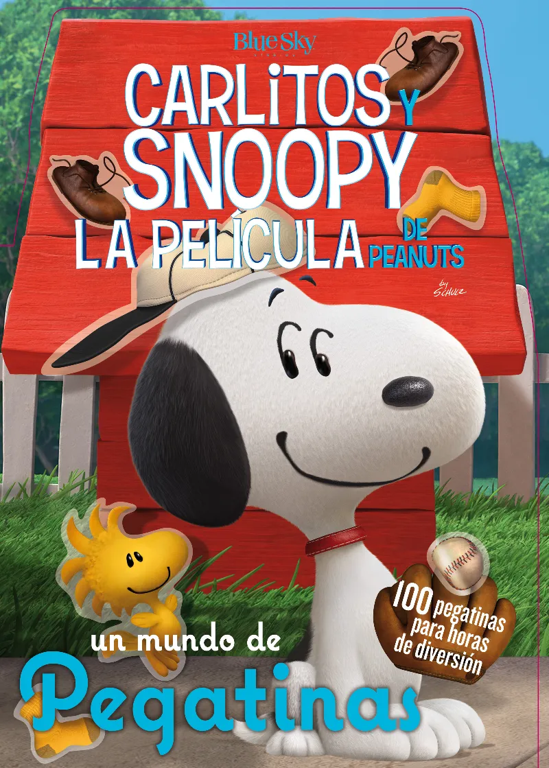 CARLITOS Y SNOOPY -MUNDO DE PEGATINAS-