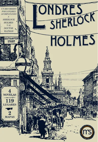 SHERLOCK HOLMES MAP OF LONDON NOVELS