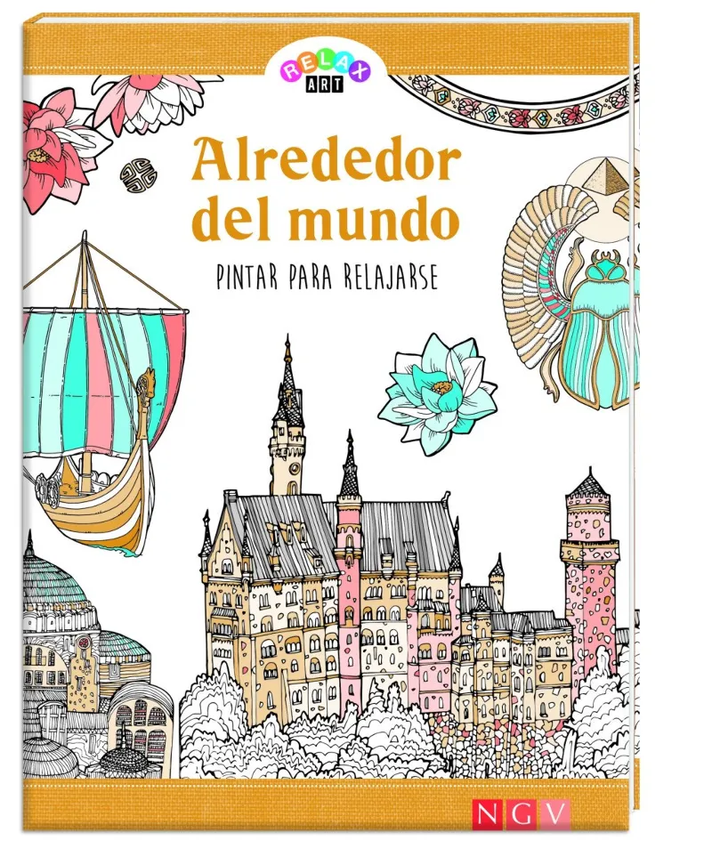 ALREDEDOR DEL MUNDO -PINTAR PARA RELAJARSE-