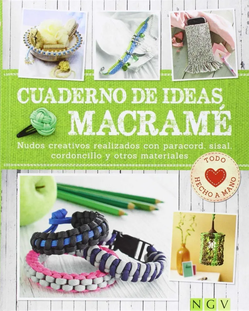 CUADERNO DE IDEAS MACRAME -NUDOS CREATIVOS...-