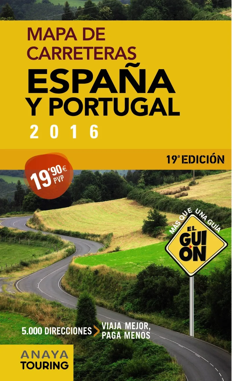 MAPA DE CARRETERAS ESPAÑA Y PORTUGAL