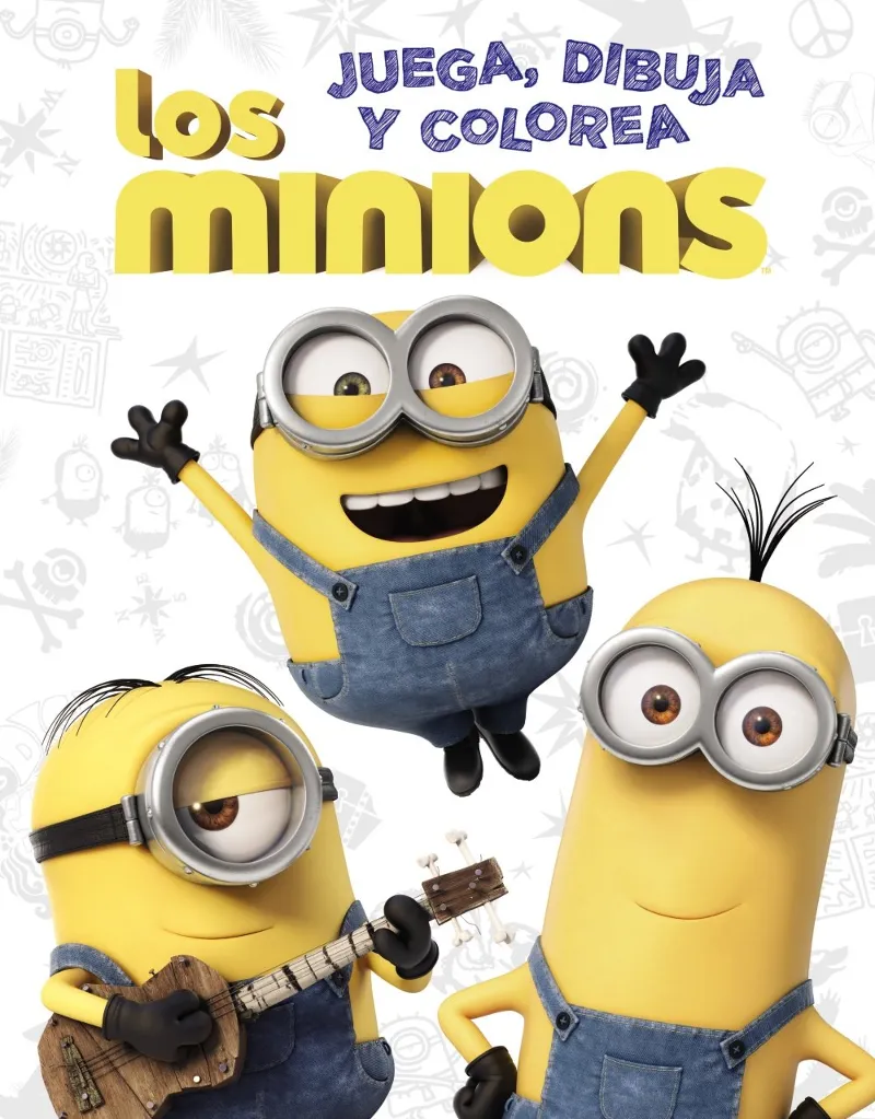 MINIONS,LOS JUEGA DIBUJA Y COLOREA
