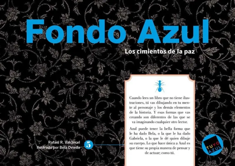 FONDO AZUL LOS CIMIENTOS DE LA PAZ