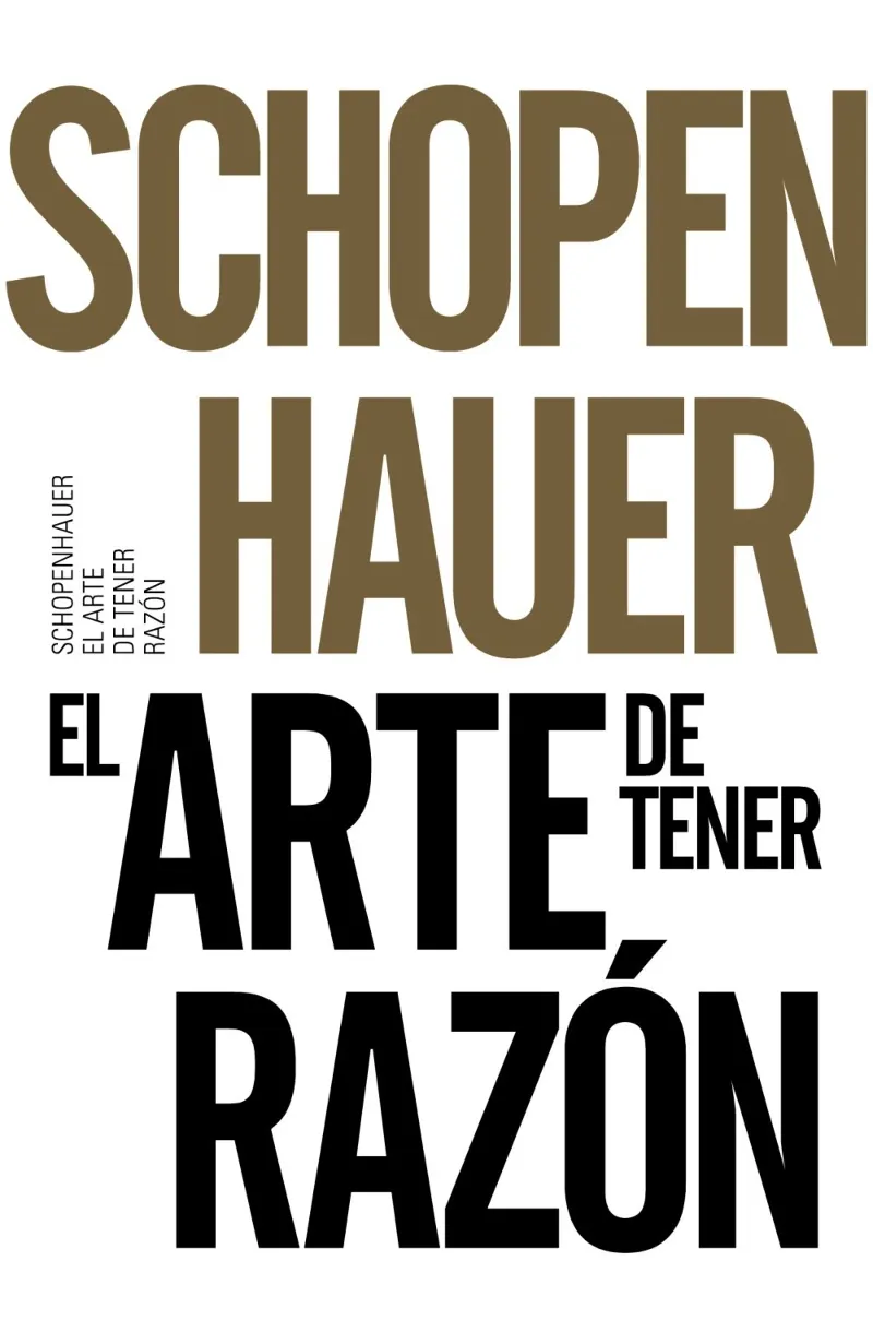 ARTE DE TENER RAZON,EL