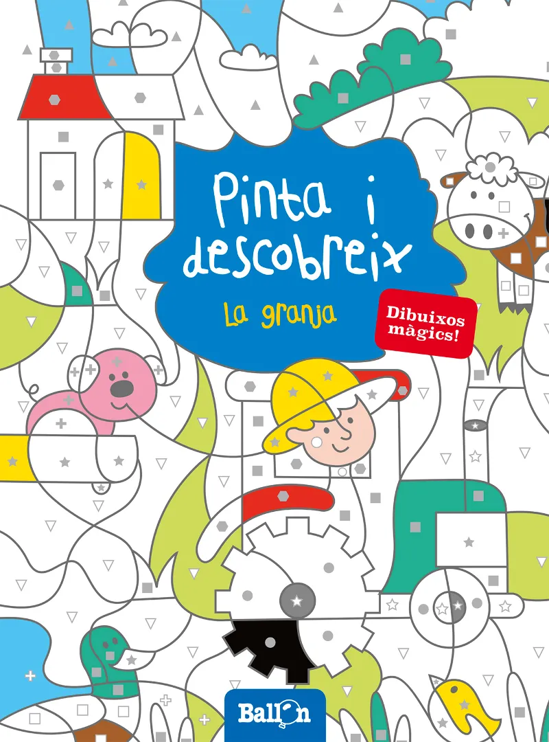 GRANJA,LA -PINTA I DESCOBREIX- DIBUIXO MAGICS