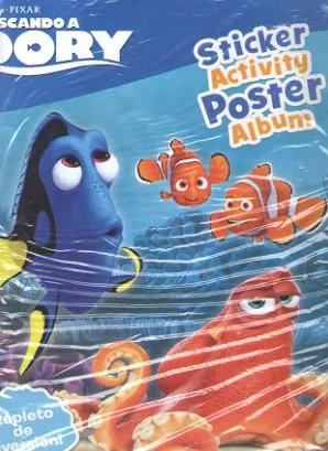 STICKER ACTIVITY POSTER ALBUM BUSCANDO A DORY
