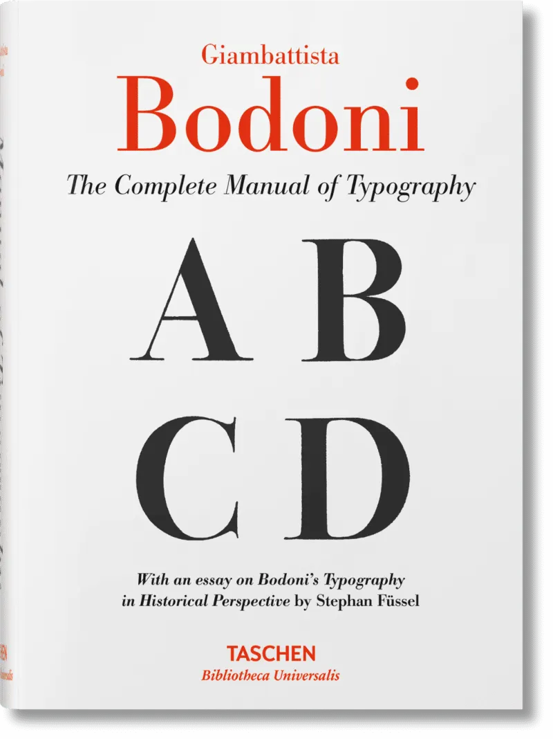 BODONI -THE COMPLETE MANUAL OF TYPOGRAPHY-