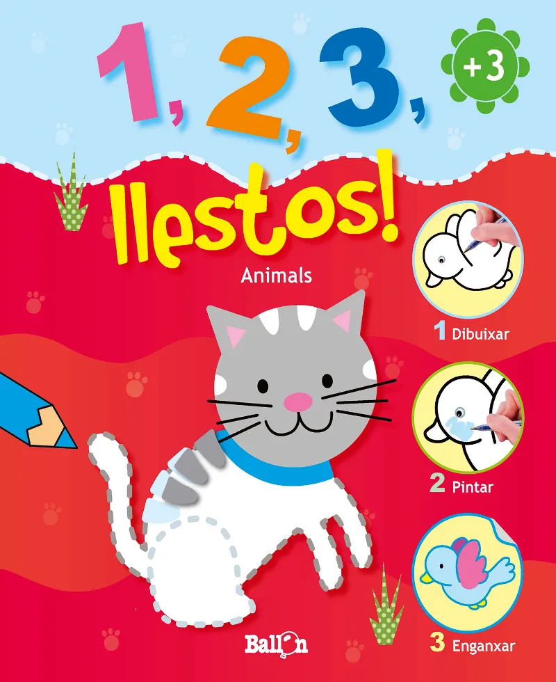 1 2 3 LLESTOS -ANIMALS-