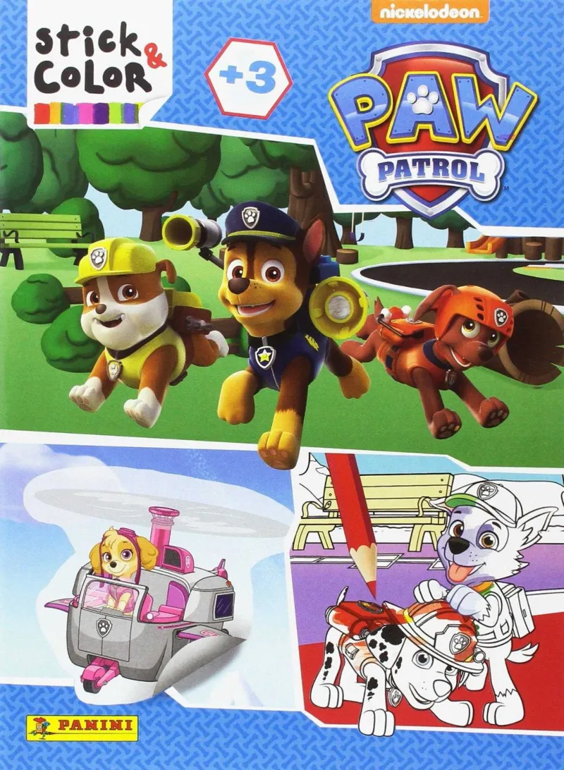 PAW PATROL STICK & COLOR