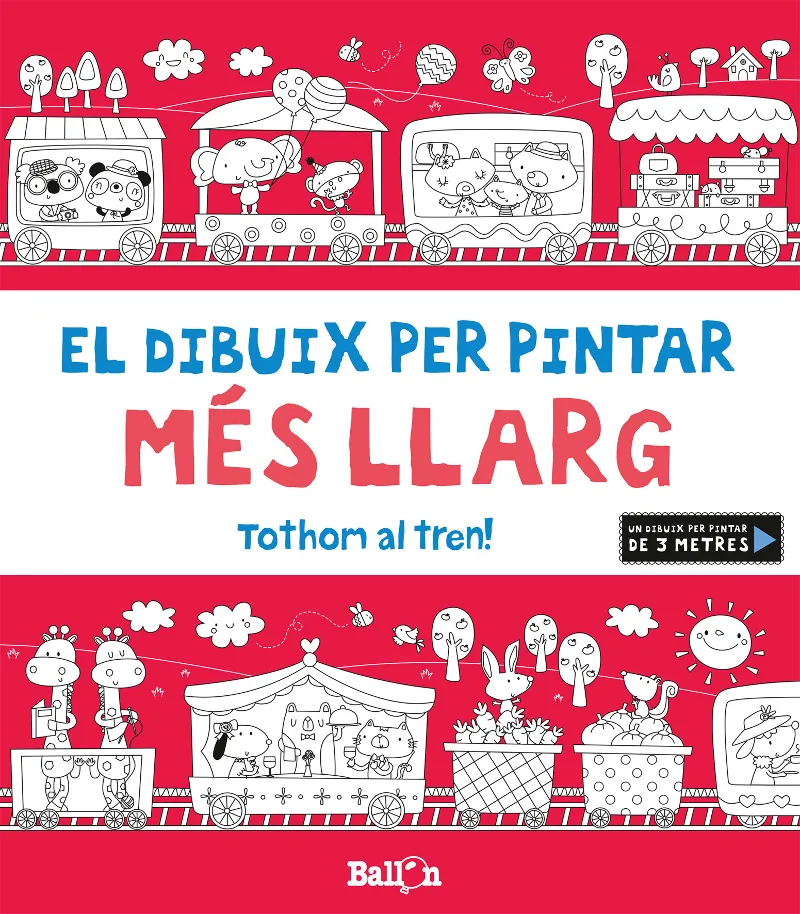 TOTHOM AL TREN! -EL DIBUIX PER PINTAR MES LLARG -