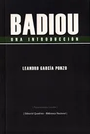 BADIOU -UNA INTRODUCCION-