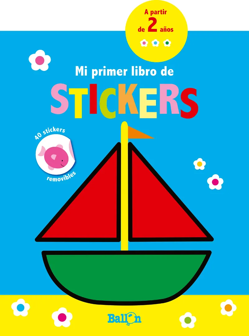 BARCO -MI PRIMER LIBRO DE STICKERS- 2 AÑOS