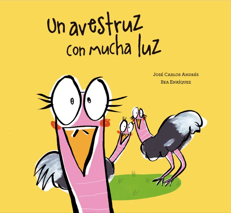 AVESTRUZ CON MUCHA LUZ, UN