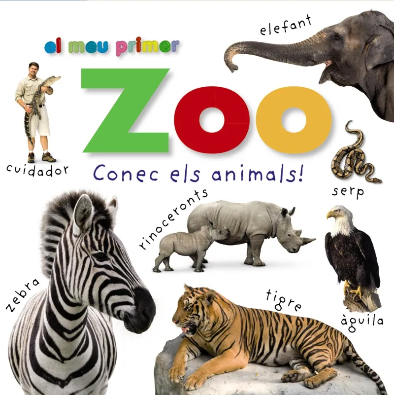 MEU PRIMER ZOO, EL -CONEC ELS ANIMALS AMB LLETRA LLIGADA-