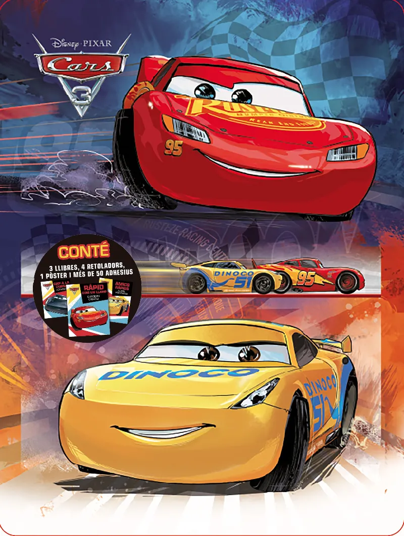 CARS 3. CAIXA METALICA