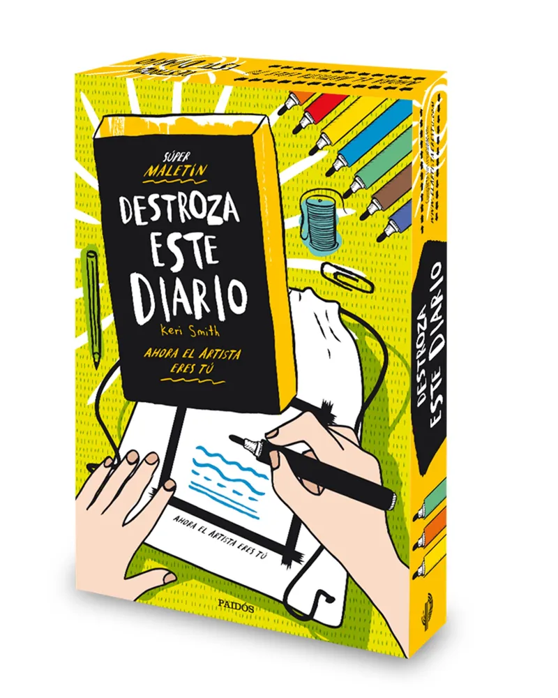 DESTROZA ESTE DIARIO -AHORA EL ARTISTA ERES TU- SUPERMALETIN