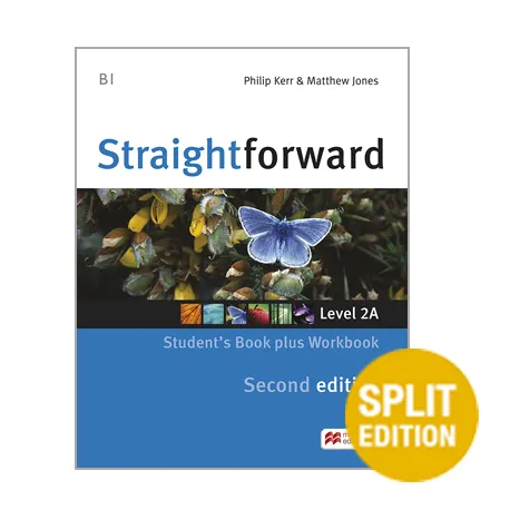 STRAIGHTFORWARD B1 STUDENT'S BOOK PLUS WORKBOOK SECOND EDITION