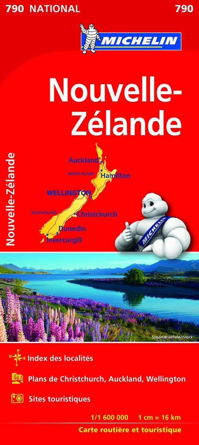 NOUVELLE-ZELANDE -MAPA MICHELIN-