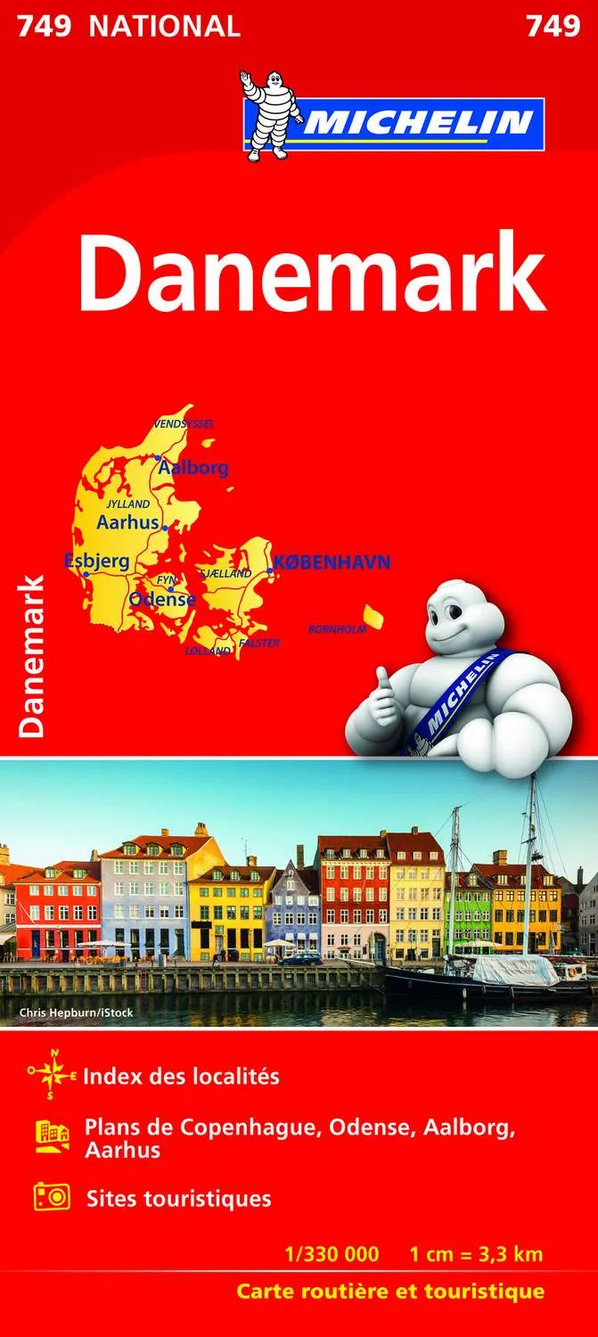 DANEMARK -MAPA MICHELIN-