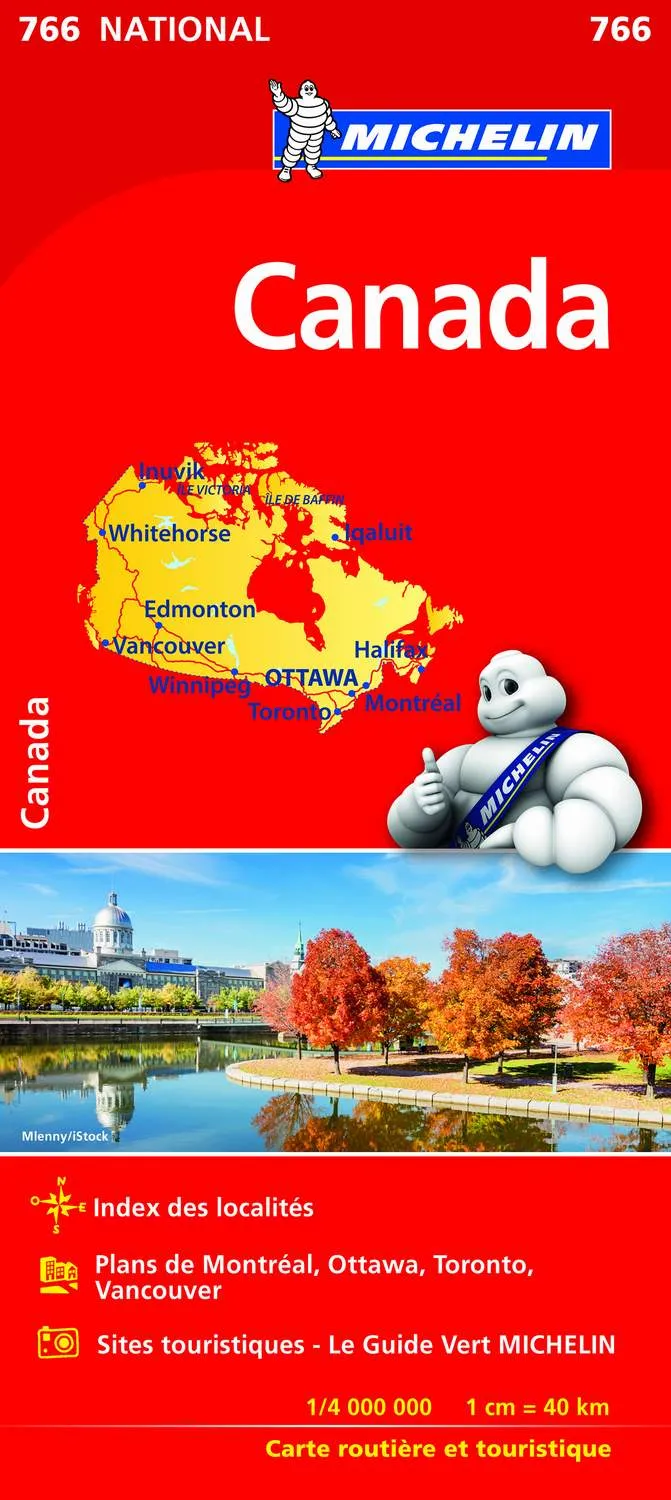 CANADA -MAPA MICHELIN-
