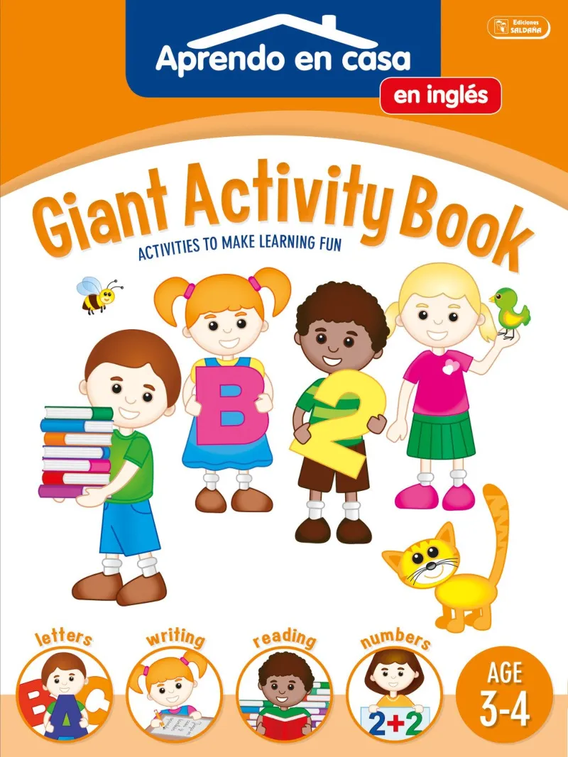GIANT ACTIVITY BOOK, AGE 3-4