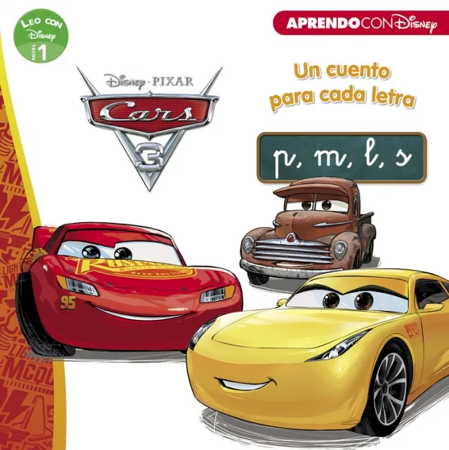 CARS 3 -UN CUENTO PARA CADA LETRA P,M,L,S-