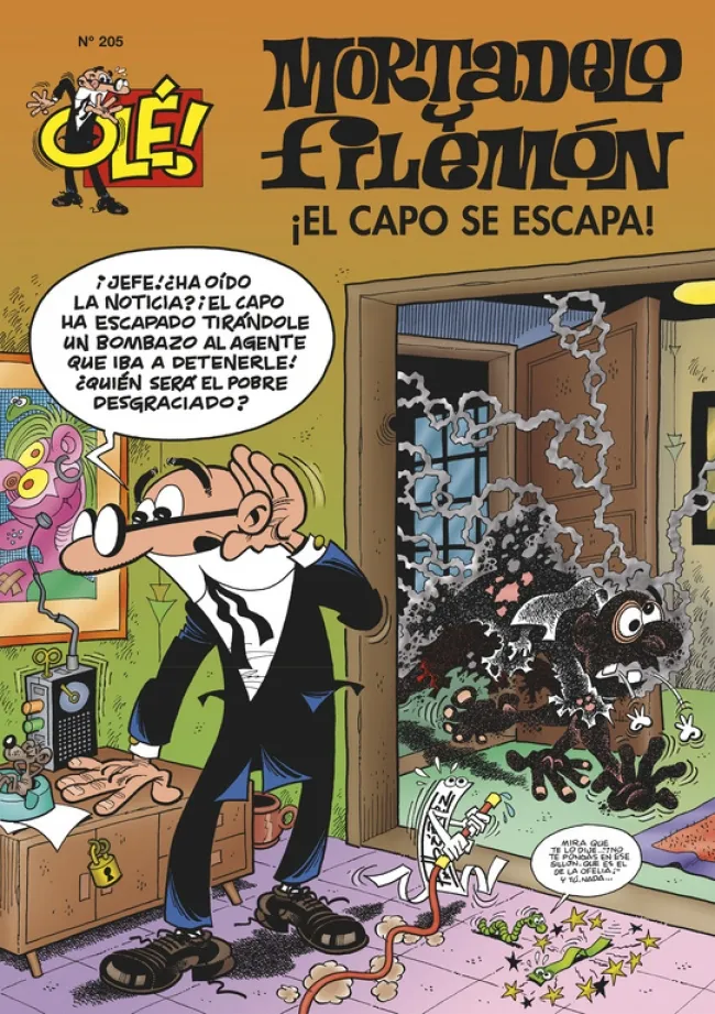 OLE 205 -MORTADELO Y FILEMON -EL CAPO SE ESCAPA-