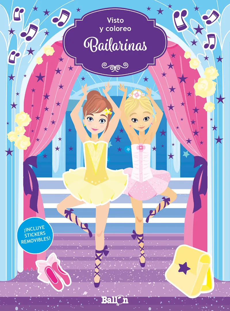 BAILARINAS -VISTO Y COLOREO-