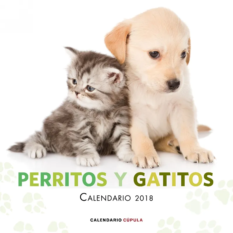 CALENDARIO 2018 PERRITOS Y GATITOS