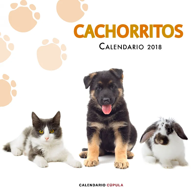 CALENDARIO 2018 CACHORRITOS