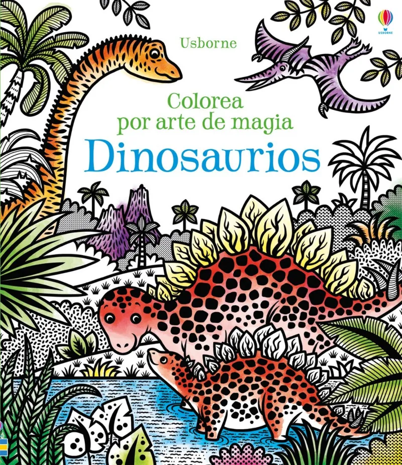 DINOSAURIOS -COLOREA POR ARTE DE MAGIA -