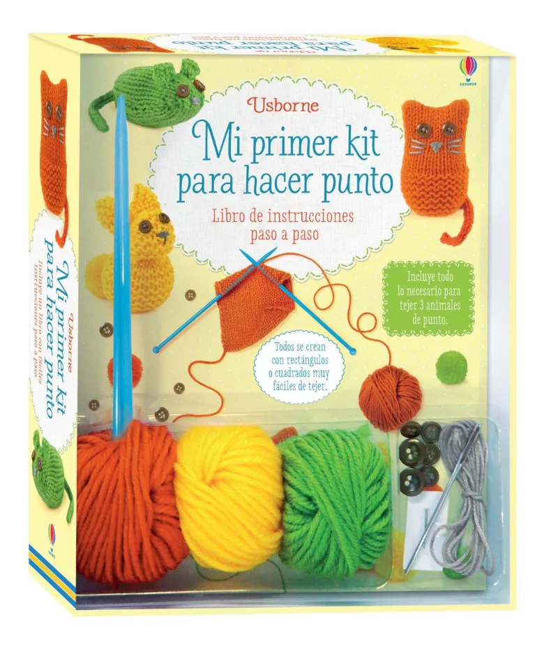 MI PRIMER KIT PARA HACER PUNTO -CAIXA-