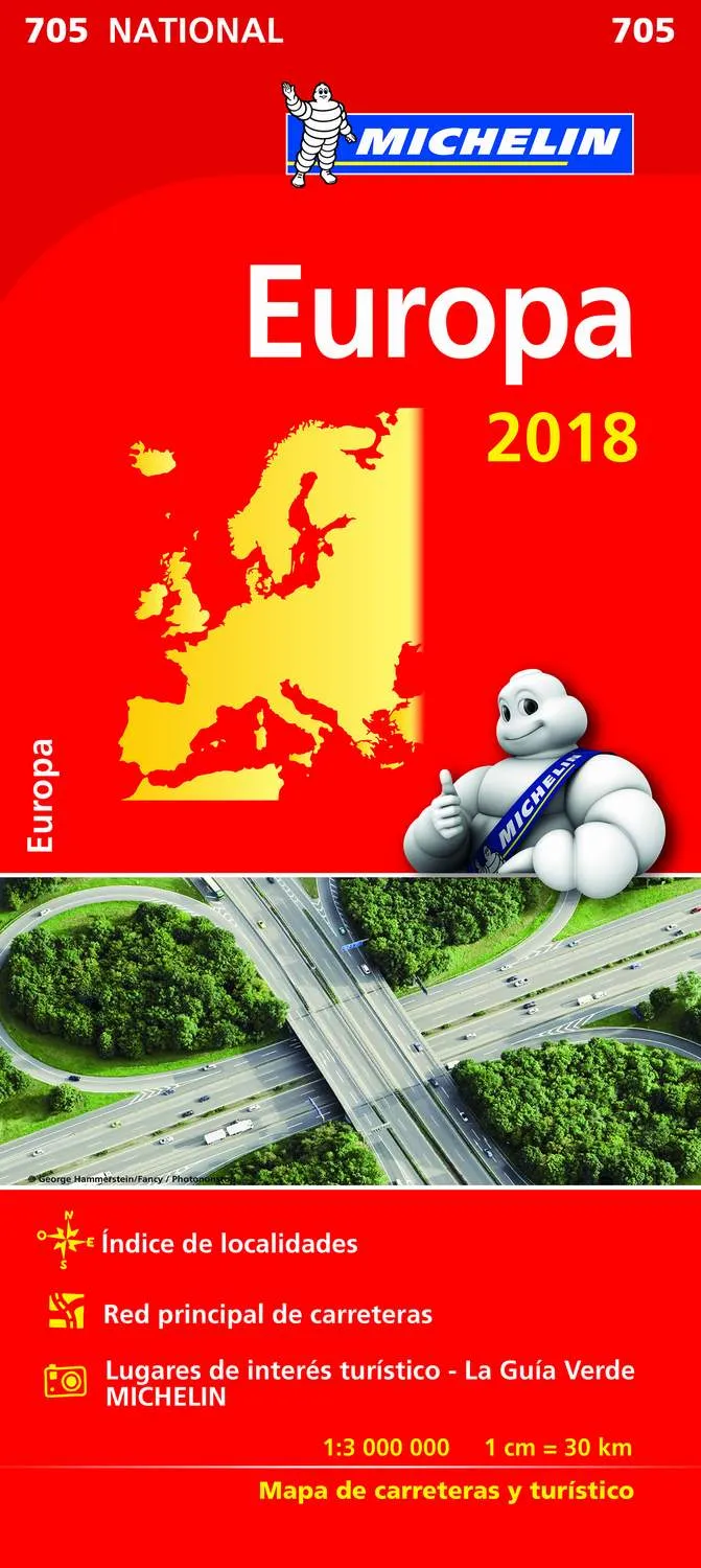 MAPA CARRETERAS EUROPA 2018