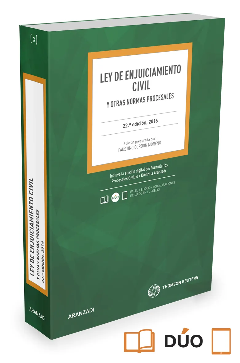 LEY DE ENJUICIAMENTO CIVIL Y OTRAS NORMAS PROCESALES