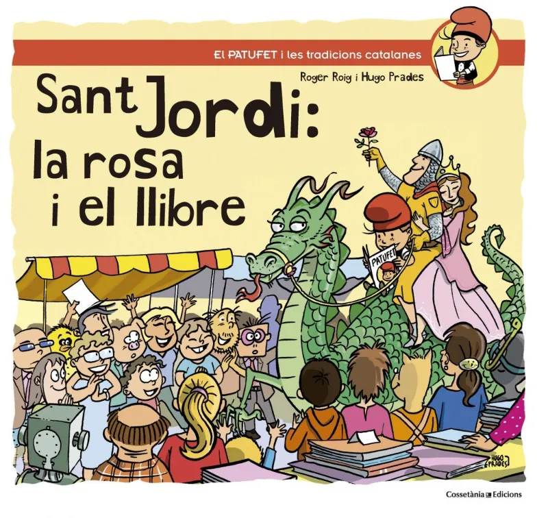SANT JORDI LA ROSA I EL LLIBRE