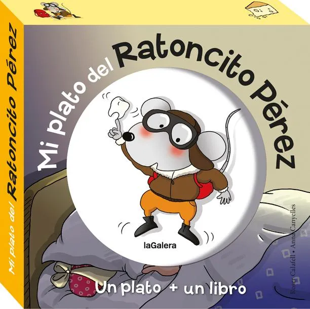 MI PLATO DEL RATONCITO PEREZ -PLATO + LIBRO-