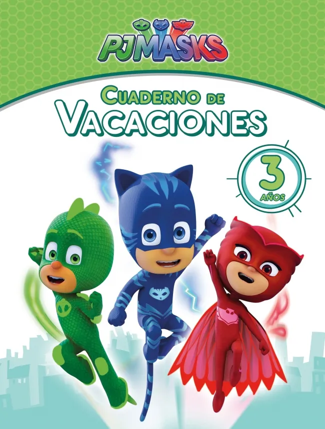 PJMASKS CUADERNO DE VACACIONES 3 AÑOS
