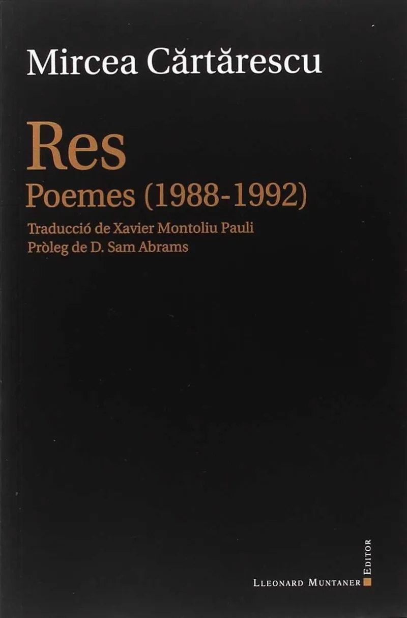 RES -POEMES 1988-1992-