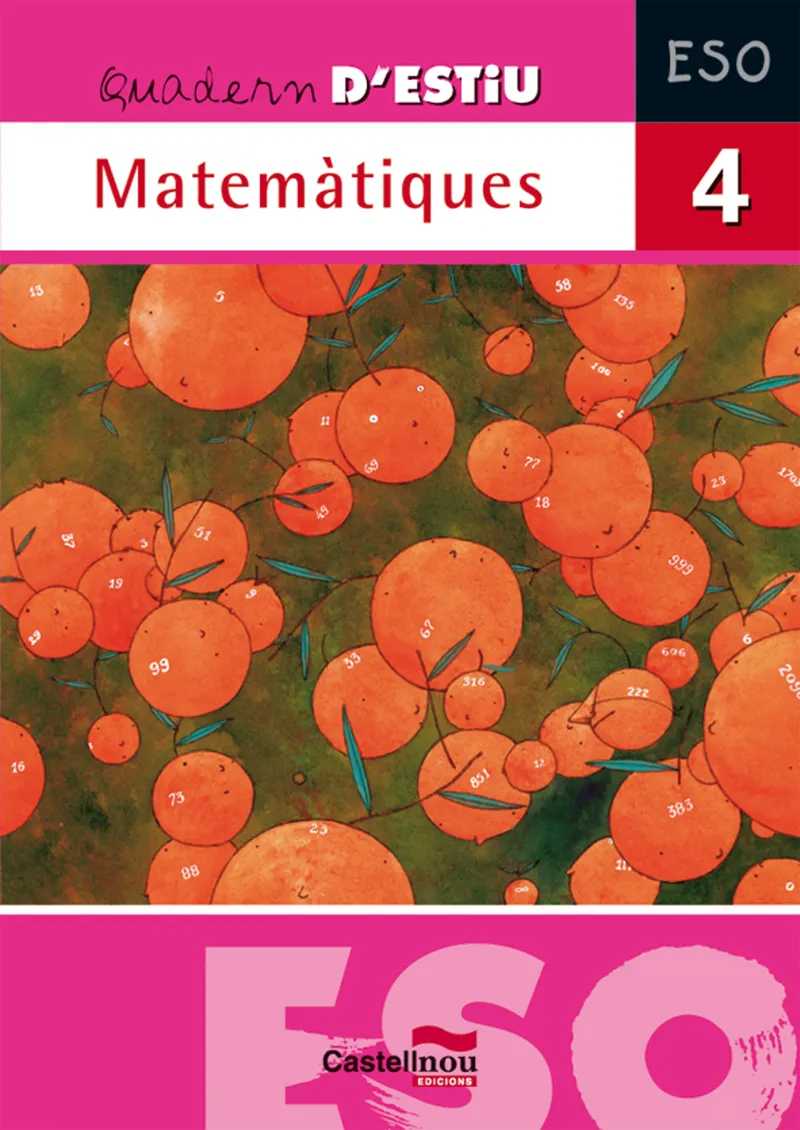 QUADERN D'ESTIU 4T ESO MATEMATIQUES