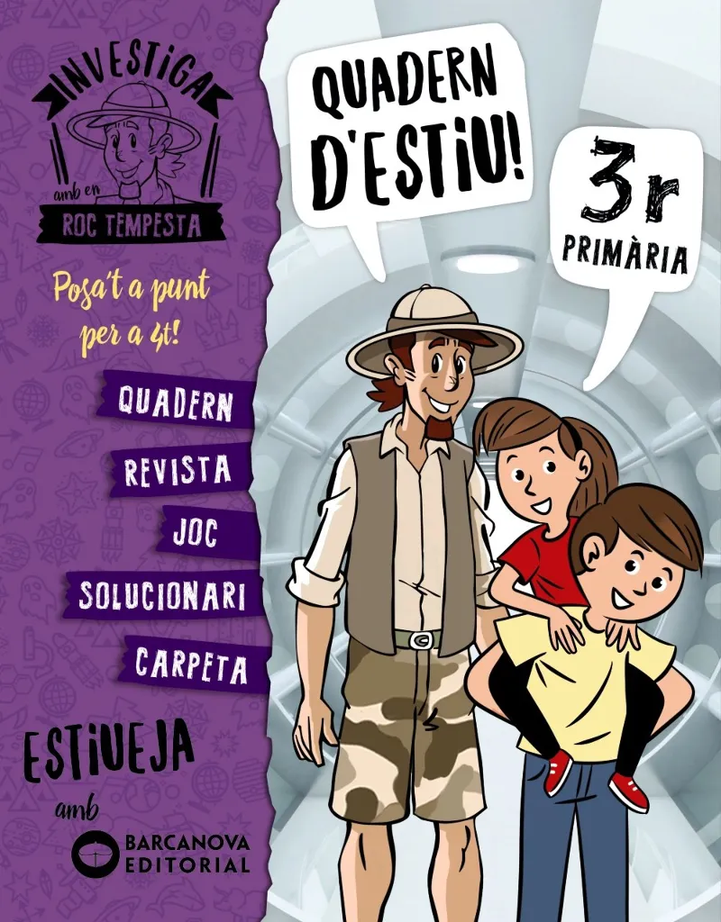 INVESTIGA AMB EN ROC TEMPESTA 3R PRIMARIA -QUADERN DE VACANCES-