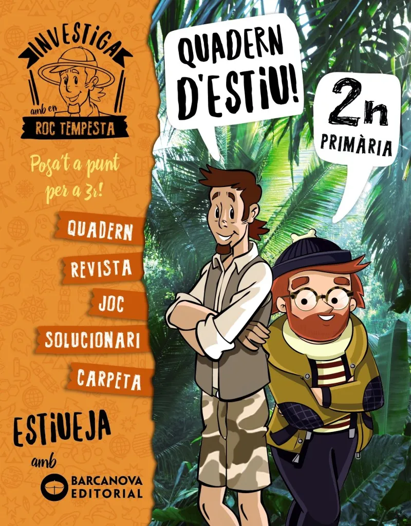 INVESTIGA AMB EN ROC TEMPESTA 2N PRIMARIA -QUADERN D'ESTIU-