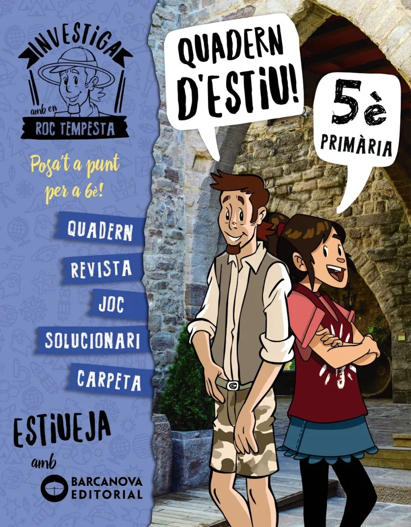 INVESTIGA AMB EN ROC TEMPESTA 5E PRIMARIA -QUADERN DE VACANCES-